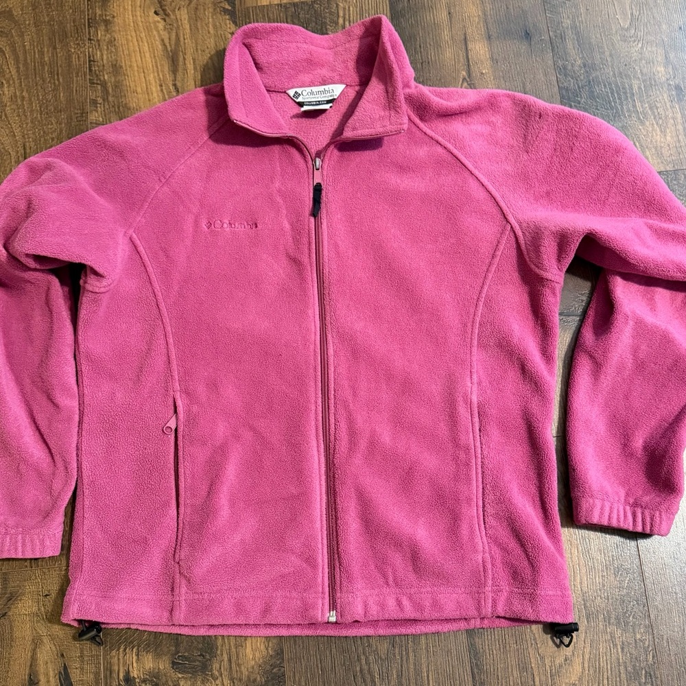 Columbia Vibrant Pink Women's Fleece Large
